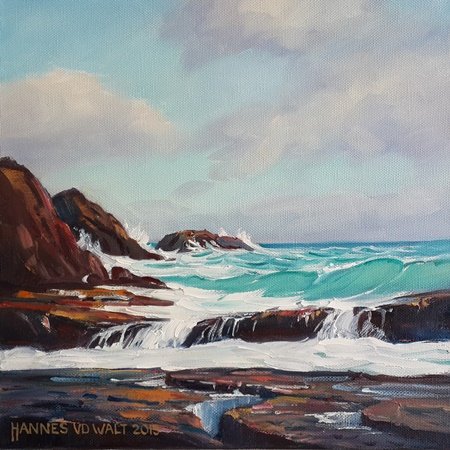 Oil on Stretched CanvasSize: (305x305x18)mmUnframedSOLD 2017 (RLH - SA)